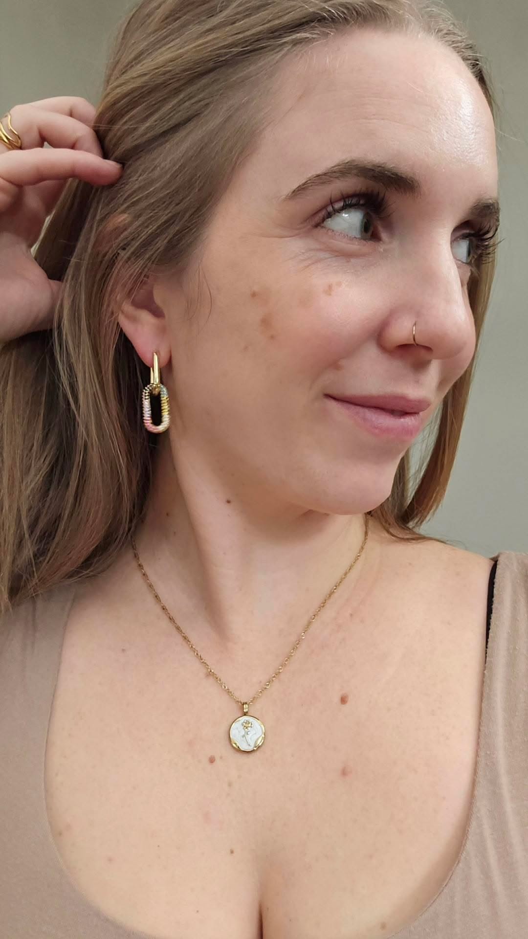 Noir Luxe Links Earrings