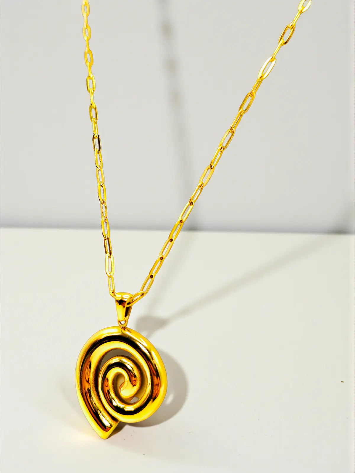 Aurelia Spiral Necklace - Laliyo Bedminster