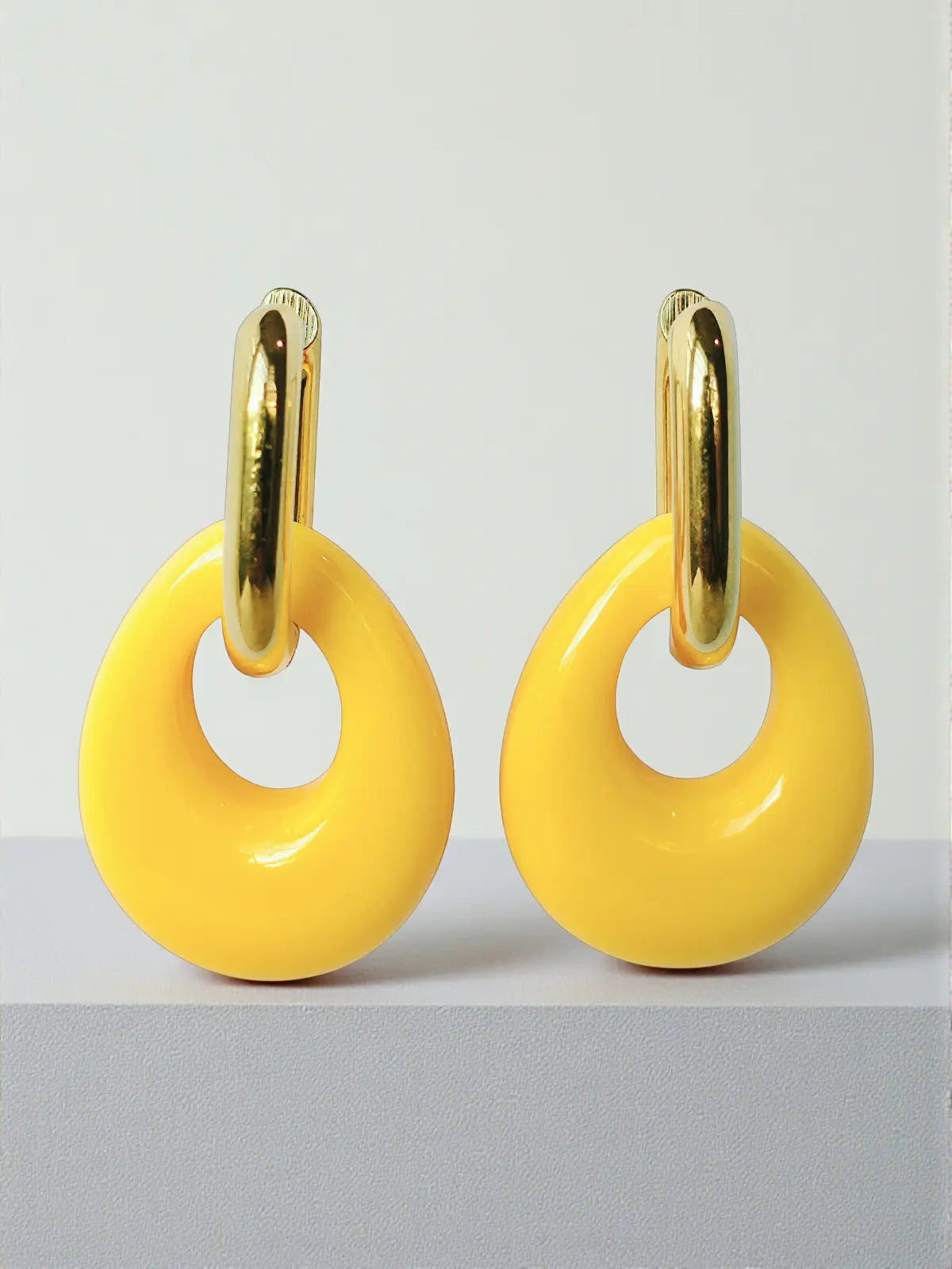 Luma Enamel Drop Earrings - Laliyo Bedminster